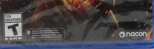 Blood Bowl 3, the ESRB box on its front
