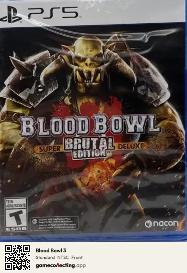 Blood Bowl 3 PlayStation 5, NTSC box front