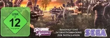 Total War: Shogun 2: Fall of the Samurai, the USK square on its front