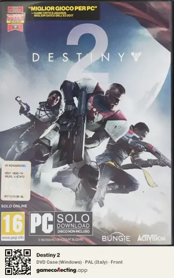 Destiny 2 Computer, Italy box front