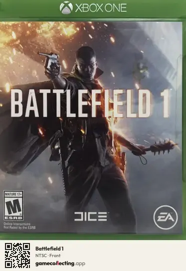 Battlefield 1 Xbox One, NTSC box front