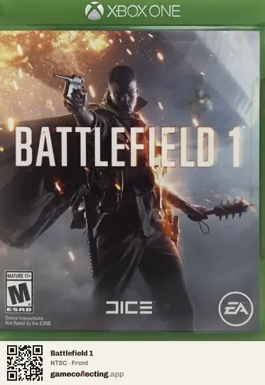 Battlefield 1 Xbox One, NTSC box front