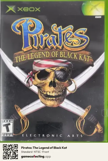 Pirates: The Legend of Black Kat Xbox, NTSC box front