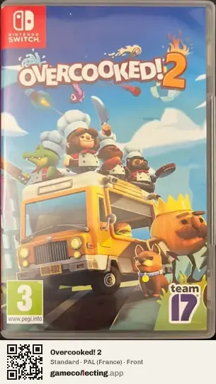 Overcooked! 2 Nintendo Switch, France box front