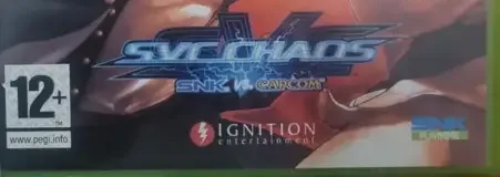 SNK vs. Capcom: SVC Chaos, the PEGI square on its front