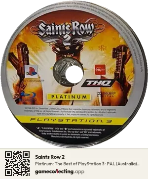 Saints Row 2 PlayStation 3, PAL disc