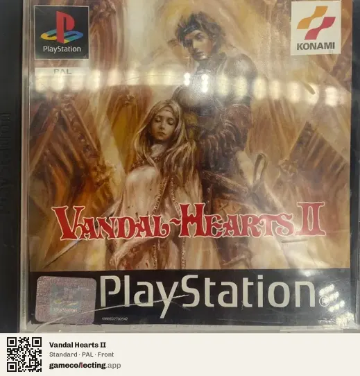 Vandal Hearts II PlayStation, PAL box front