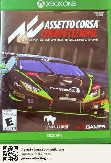 Assetto Corsa Competizione Xbox One, NTSC box front