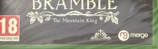 Bramble: The Mountain King, the PEGI square on its front