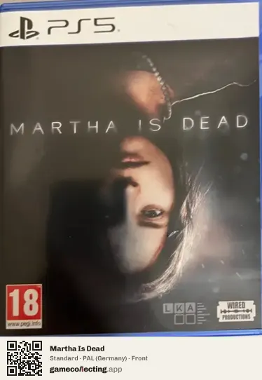 Martha Is Dead PlayStation 5, Germany box front