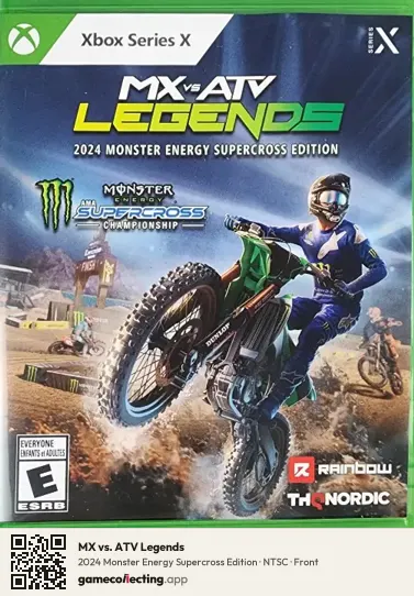 MX vs. ATV Legends Xbox Series X, NTSC box front