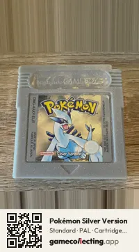 Pokémon Silver Version Game Boy Color, PAL cartridge label