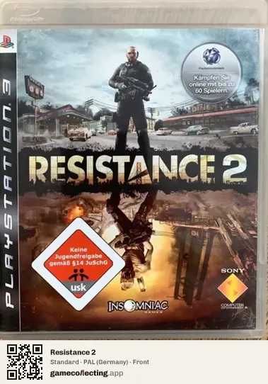 Resistance 2 PlayStation 3, Germany box front