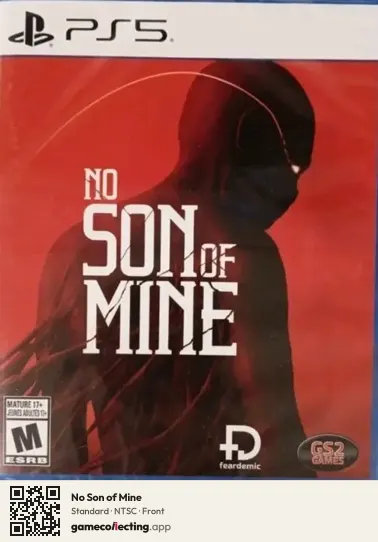 No Son of Mine PlayStation 5, NTSC box front