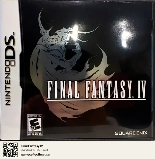Final Fantasy IV Nintendo DS, NTSC box front