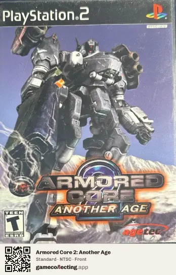 Armored Core 2: Another Age PlayStation 2, NTSC box front