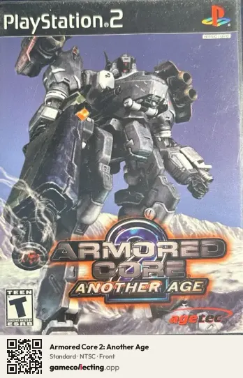 Armored Core 2: Another Age PlayStation 2, NTSC box front