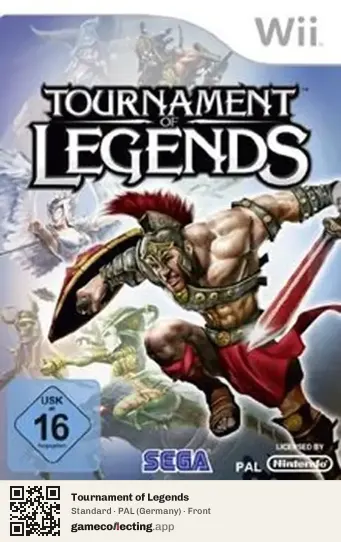 Tournament of Legends Nintendo Wii, Germany box front