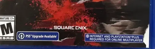 Stranger of Paradise: Final Fantasy Origin, the ESRB box on its front