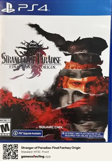 Stranger of Paradise: Final Fantasy Origin PlayStation 4, NTSC box front