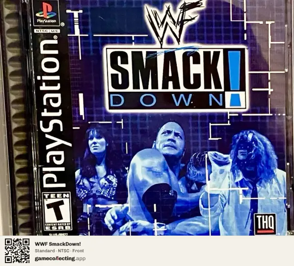 WWF SmackDown! PlayStation, NTSC box front
