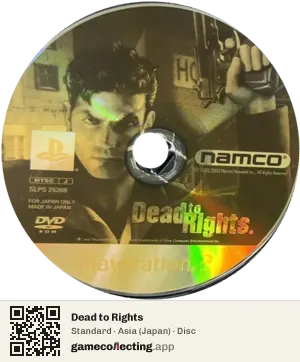Dead to Rights PlayStation 2, Asia disc