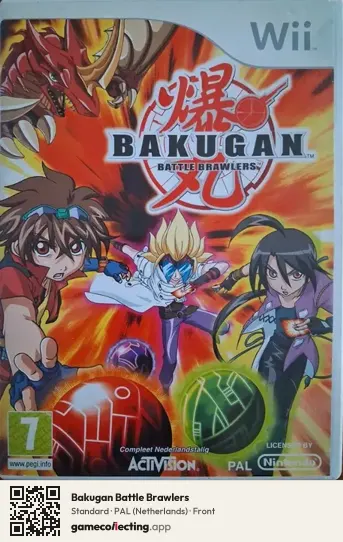Bakugan Battle Brawlers Nintendo Wii, Netherlands box front