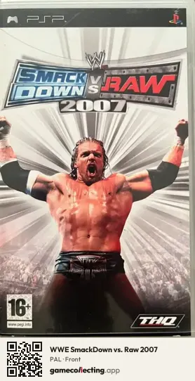 WWE SmackDown vs. Raw 2007 PlayStation Portable, PAL box front