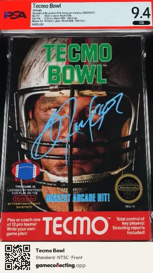 Tecmo Bowl Nintendo Entertainment System, NTSC box front