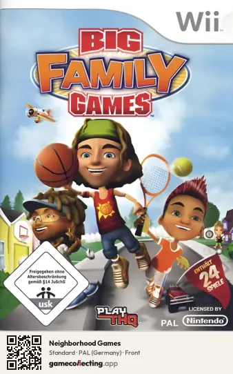 Neighborhood Games Nintendo Wii, Germany box front