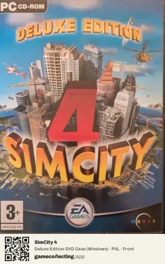 SimCity 4 Computer, PAL box front