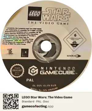 LEGO Star Wars: The Video Game Nintendo GameCube, PAL disc