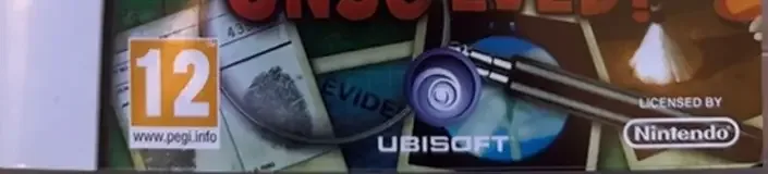 CSI: Unsolved!, the PEGI square on its front