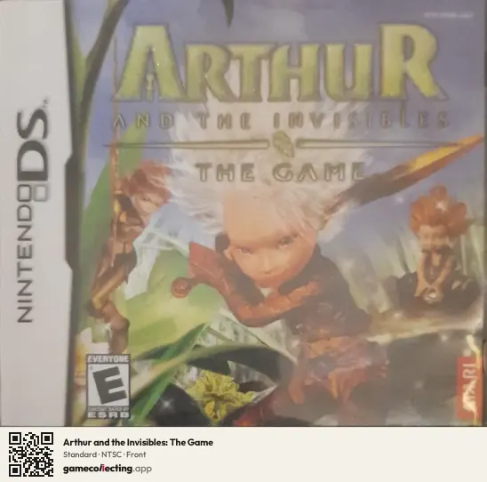 Arthur and the Invisibles: The Game Nintendo DS, NTSC box front