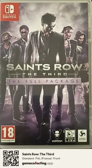 Saints Row: The Third Nintendo Switch, France box front