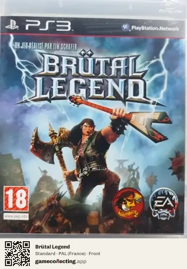 Brütal Legend PlayStation 3, France box front