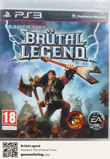 Brütal Legend PlayStation 3, France box front