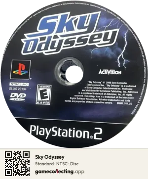 Sky Odyssey PlayStation 2, NTSC disc