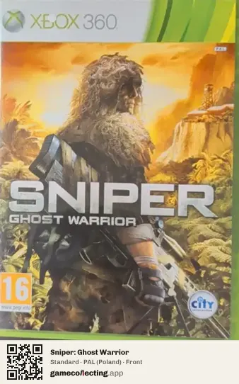 Sniper: Ghost Warrior Xbox 360, Poland box front