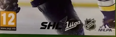 NHL 17, the PEGI square on its front