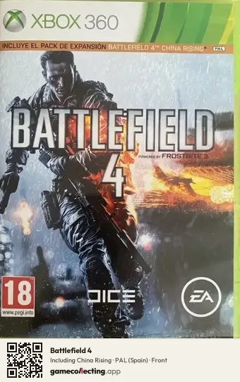 Battlefield 4 Xbox 360, Spain box front