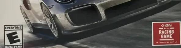 Forza Motorsport 7, the ESRB box on its front