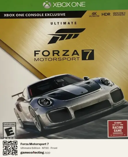 Forza Motorsport 7 Xbox One, NTSC box front