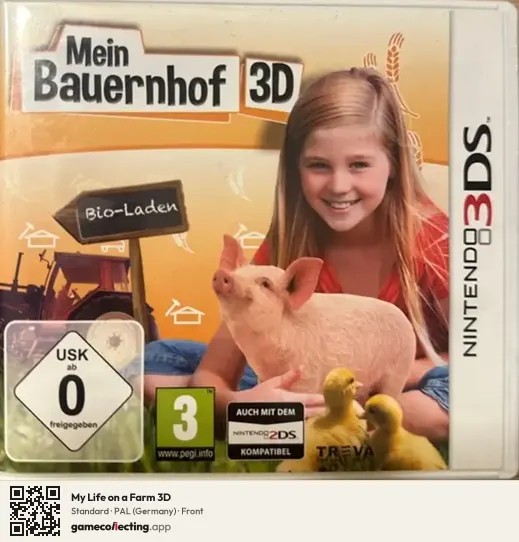 My Life on a Farm 3D Nintendo 3DS, Germany box front