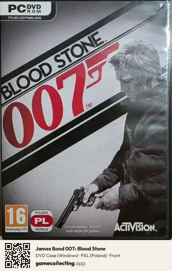 James Bond 007: Blood Stone Computer, Poland box front