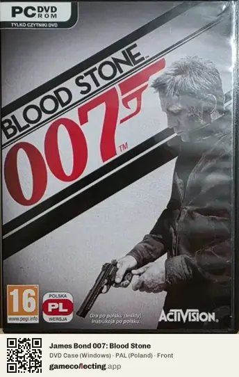 James Bond 007: Blood Stone Computer, Poland box front