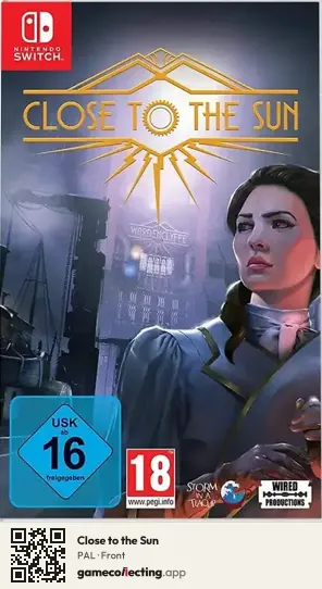 Close to the Sun Nintendo Switch, PAL box front