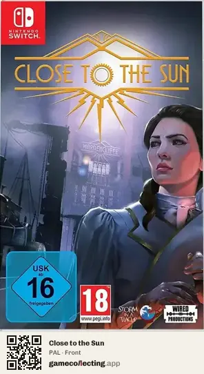 Close to the Sun Nintendo Switch, PAL box front