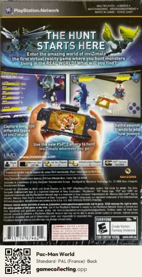 Pac-Man World PlayStation, France box back