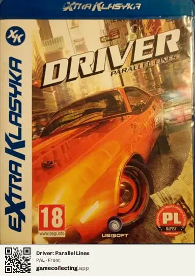 Driver: Parallel Lines Computer, PAL box front